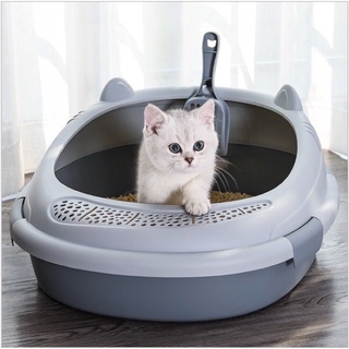 Khay vệ sinh, chậu cát tai mèo Pet Limitless size M/L tặng kèm xẻng