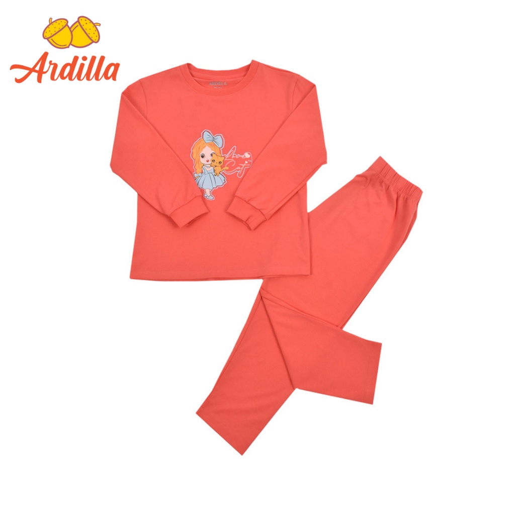 Bộ Quần Áo Thu Đông Bé Gái ARDILLA Thiết Kế Cổ Tròn, Tay Dài, Màu Sắc Tươi Sáng Nổi Bật Cho Bé 2-7 Tuổi K137GW20