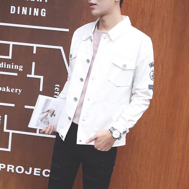 Áo khoác Nam 2018 . Mã 082 Trắng Size S-XXL | BigBuy360 - bigbuy360.vn