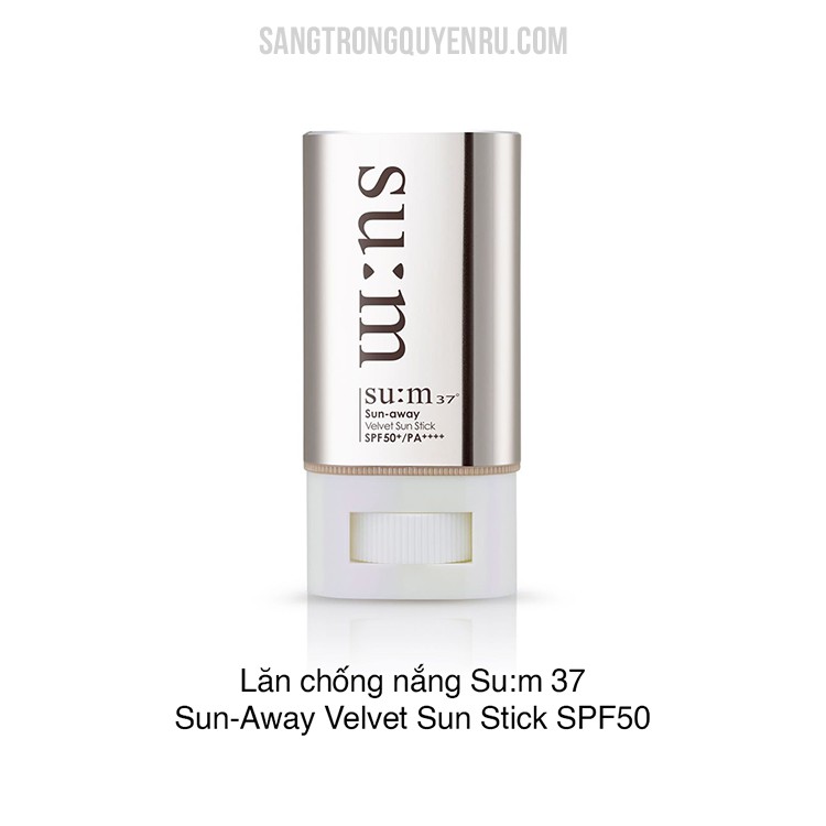 Chống Nắng Dạng Thỏi Dưỡng Trắng Cải Thiện Nếp Nhăn Su:m37 Sun-away Velvet Sun Stick Spf50+/pa++++ 18g