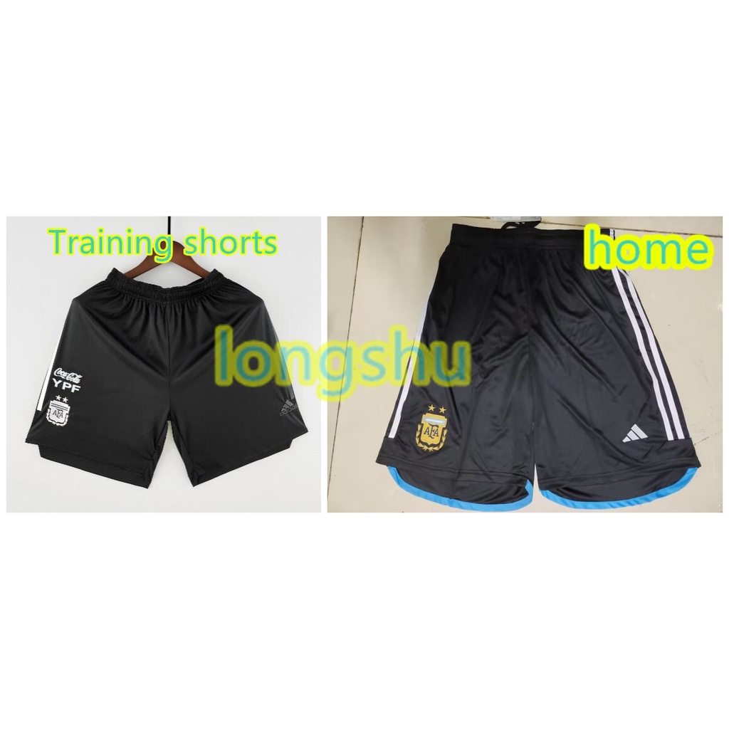 Quần Short Tập Luyện Đá Bóng Sân Nhà Argentina Thời Trang 2022 2023 Size S-XXL