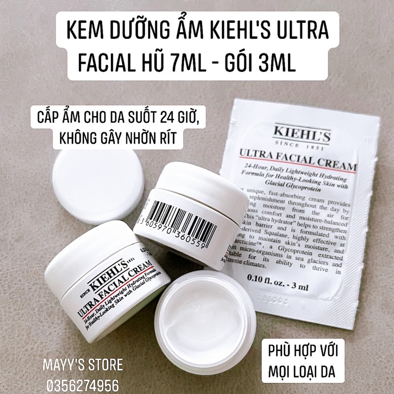 Kem Dưỡng Ẩm KIEHL'S Ultra Facial Cream minisize