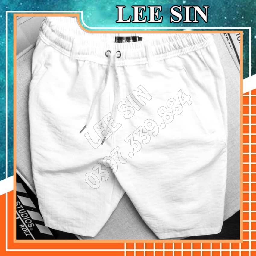 Quần đùi đũi nam cao cấp, Quần short nam thể thao dày dặn thoáng mát | Leesin