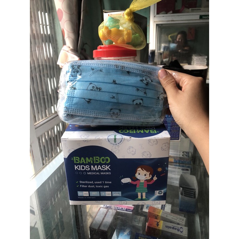 Khẩu trang y tế kid mask trẻ em hộp 50 cái | BigBuy360 - bigbuy360.vn