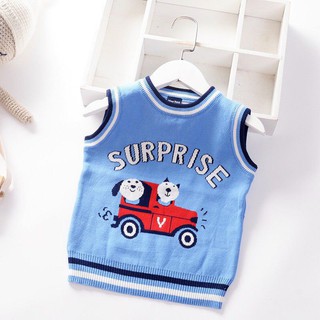 Áo gile len cho bé trai bé gái