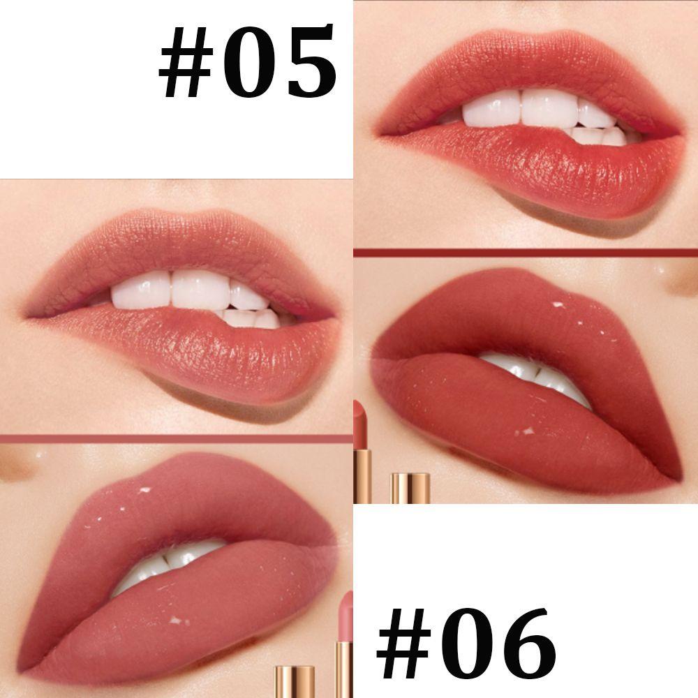 JUNE Son Môi Hai Đầu 2 Trong 1 Chống Nước Không Dính Cốc