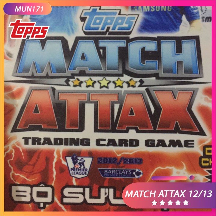 Bộ sưu tập poca match attax 2012/2013 (78/88 thẻ)