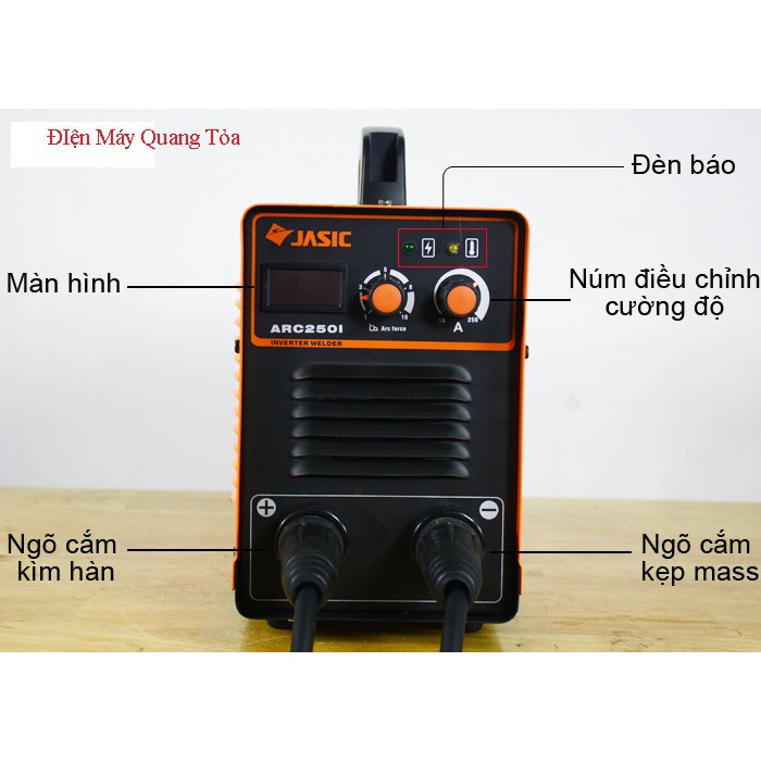 Máy hàn que Jasic ARC 250I Cam kết chính hãng