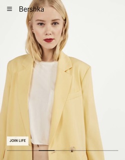 Bershka Straight-cut blazer