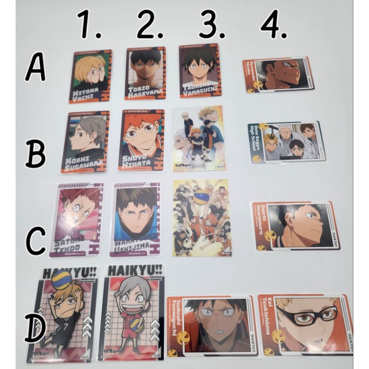 Thẻ bài bo góc chủ đề Haikyuu!!, HQ, số 01