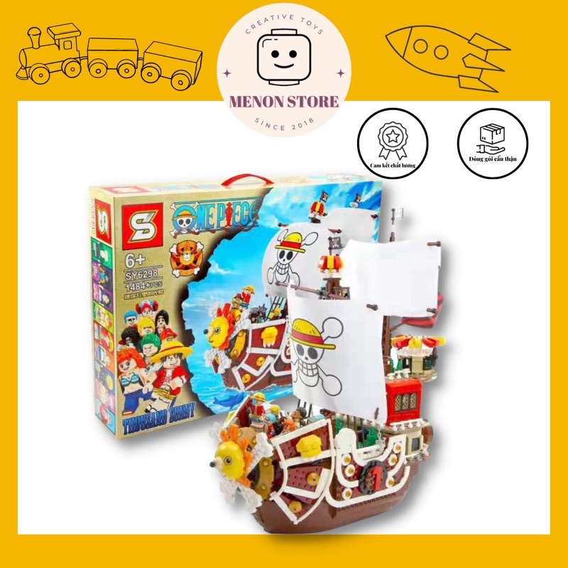 Đồ chơi lắp ráp Sy6298 One Piece Mô hình Thuyền to Thousand Sunny (Non Lego)