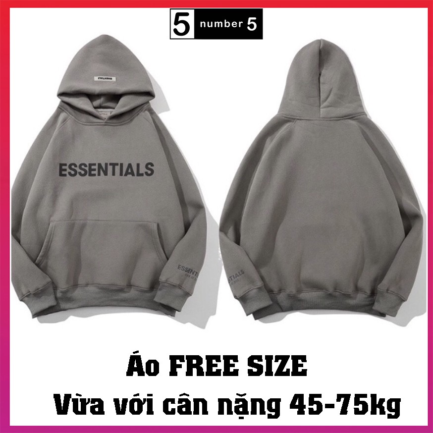 Áo Hoodie Nỉ Có Mũ Form Rộng NUMBER5 Nhiều Màu Unisex Nam Nữ Ulzzang [ES] | BigBuy360 - bigbuy360.vn