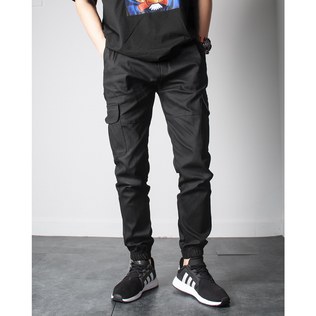 Quần jogger kaki túi hộp Nigo