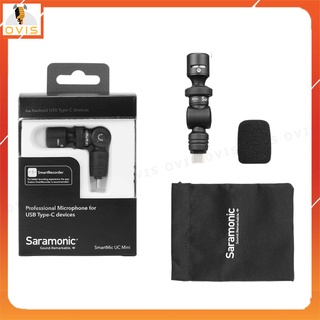 Saramonic Smartmic UC Mini - Micro Thu Âm Cho Điện Thoại Android Chuẩn Cắm USB Type-C [HÀNG CHÍNH HÃNG]