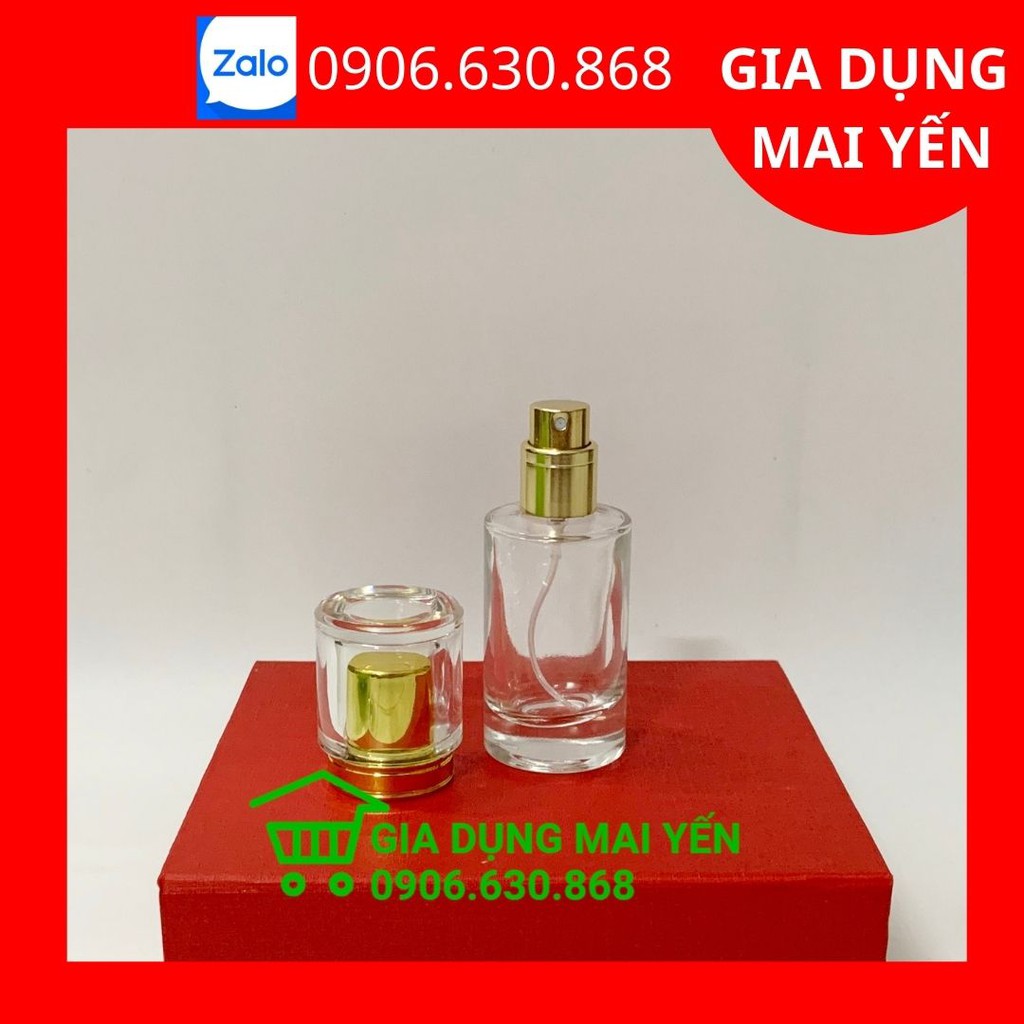 CHAI CHIẾT NƯỚC HOA TRÒN 20ML