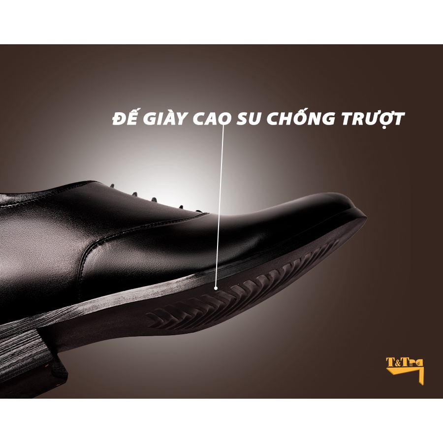 [ 8CM ] Giày Cao Nam T&amp;TRA S1012Đ