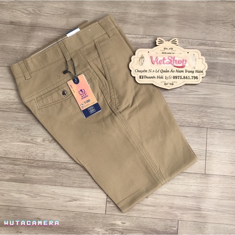 Quần kaki nam trung niên cao cấp chất siêu đẹp có size 95kg
