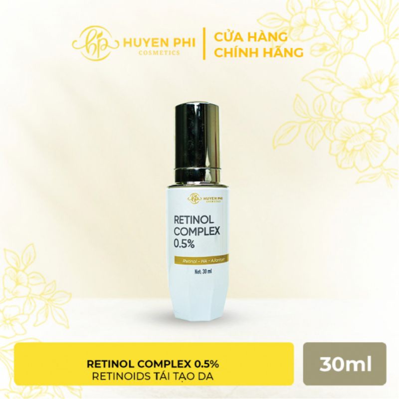 Bộ đôi tái sinh Retinol Complex 0.5% và Heli B5 Cream Huyền Phi