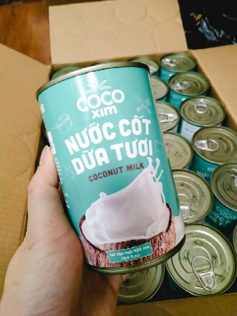 Nước cốt dừa tươi Cocoxim chuẩn keto 500ml