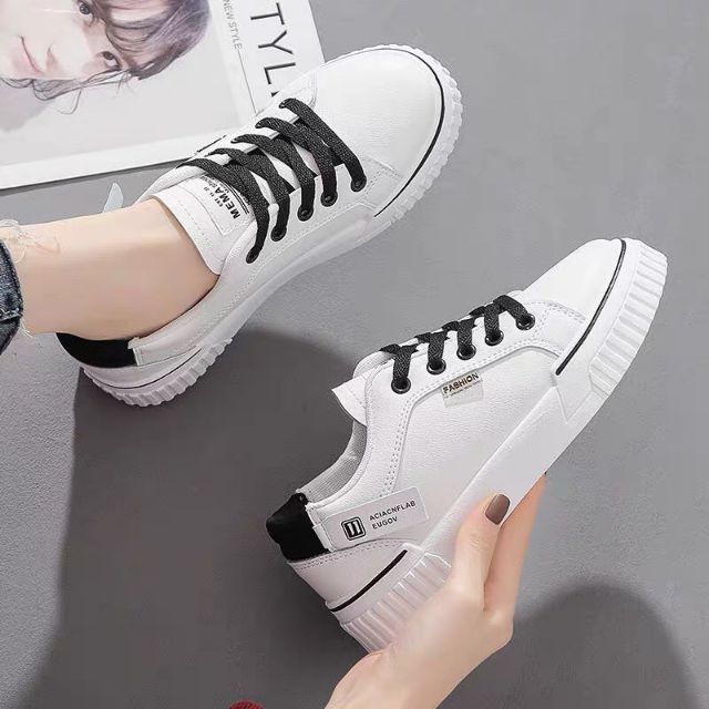 Giầy thể thao nữ, giầy siêu hót 2020, giầy màu trắng đế cao 5cm mã BT99 | BigBuy360 - bigbuy360.vn