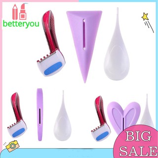 Bộ dụng cụ dao cạo lông vùng kín và khuôn định hình dành cho nữ