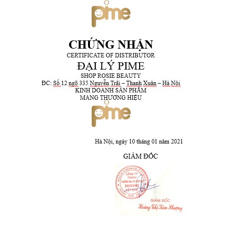 Mặt Nạ Dẻo Trắng Da Pime Nuôi Dưỡng Và Tái Tạo Da