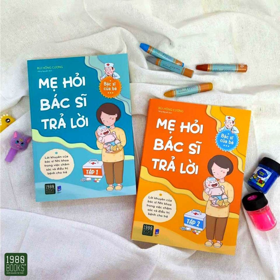 Sách - Mẹ Hỏi Bác Sĩ Trả Lời tập 1+ tập 2