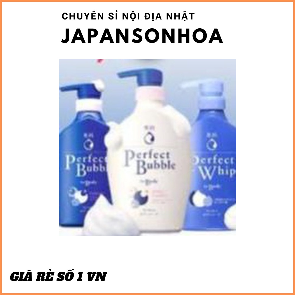 Sữa tắm dưỡng ẩm Senka Perfect 500mlCHÍNH HÃNG  ngăn cơ thể khỏi mùi khó chịu, lưu lại hương hoa trên làn da cả ngày