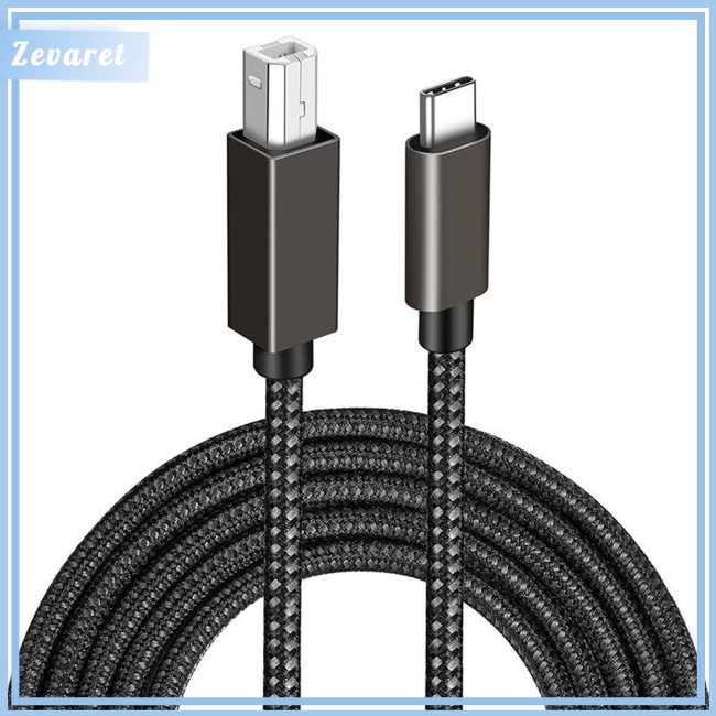 Dây Cáp Máy In Zevaret Type-c Sang Usb B 2.0 1.5m / 2m