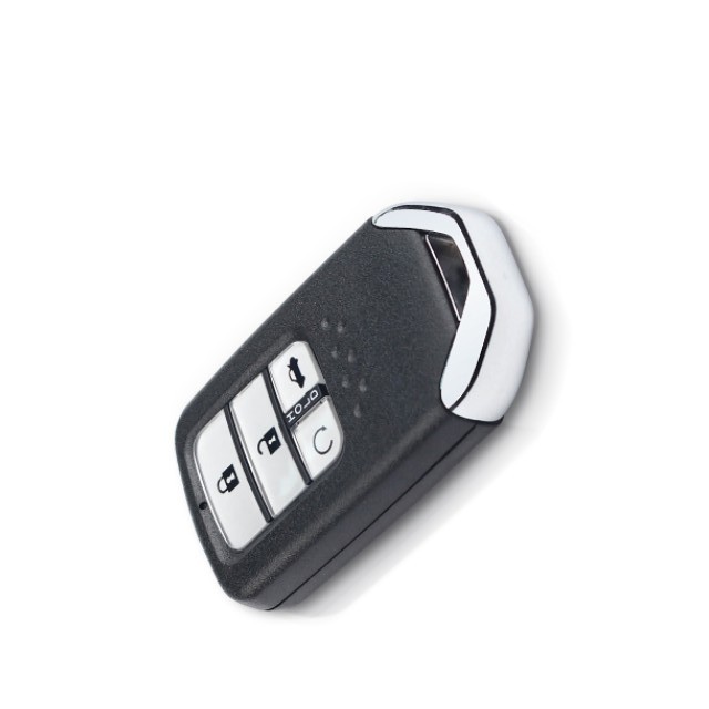 Bao Da Chìa Khoá Honda Civic 4 nút - Smart Key - Da Thật 100% - May Thủ Công