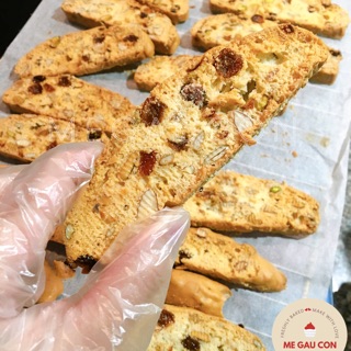 Bánh biscotti nguyên vị 300g