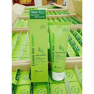 Sữa rửa mặt với tinh chất trà xanh ecosy foam cleanser 100ml
