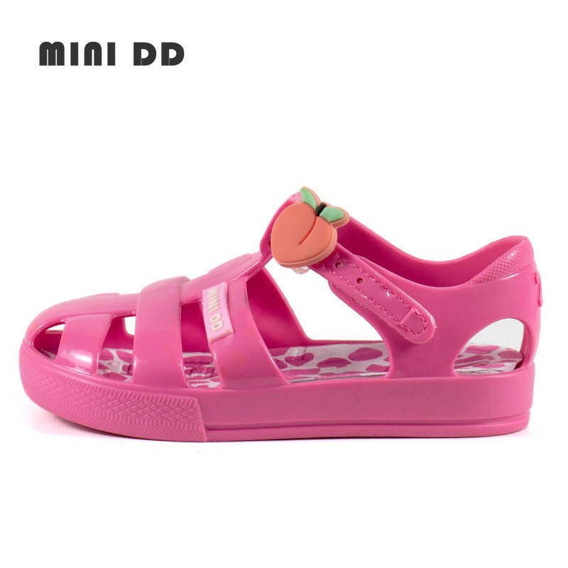 Dép rọ nhựa mềm thơm sắc màu nhãn hiệu mini dd cho bé trai và gái🌸🌸🌸