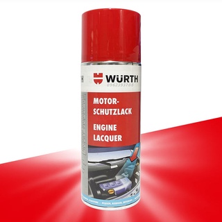 Bảo dưỡng khoang máy ô tô Wurth Engine Lacquer phủ bóng đẹp và bảo vệ, chai 400ml
