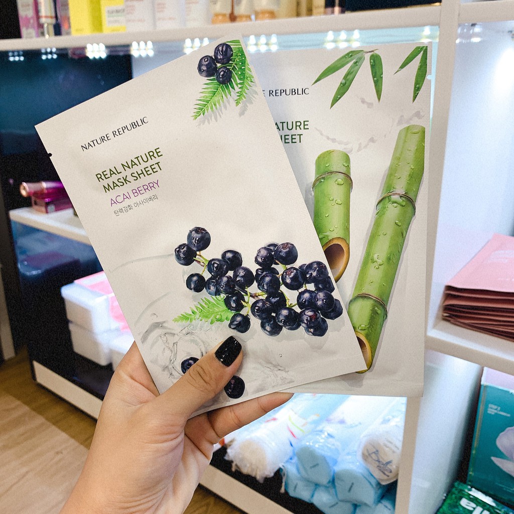 MẶt Nạ Giấy Nature Republic Chiết Xuất Từ Thiên Nhiên, Sản Phẩm Đc Ưa Chuộng Nhất Năm 2020 Tại Hàn Quốc Quốc (MS-10)