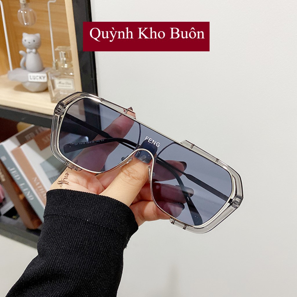 Kính mát nam nữ Feng Cao Cấp chống UV400 , Gọng kính gọng vuông kiểu giáng 3D thời trang 2021 | BigBuy360 - bigbuy360.vn