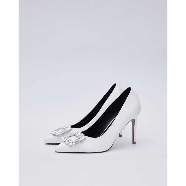 H01093022 - CAO GÓT KHLOE SQUARE RHINESTONE HEELS