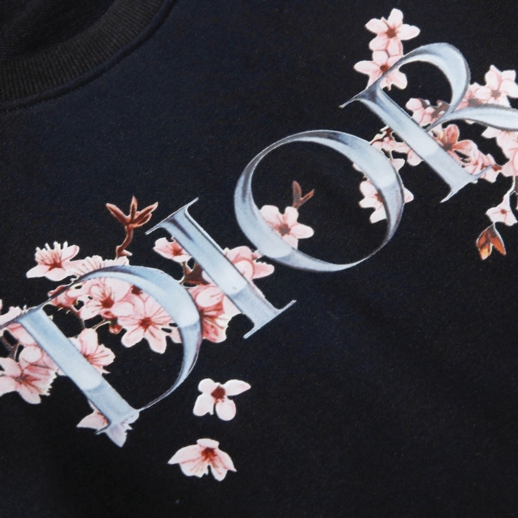 Áo Nỉ Dài Tay In Hoa Unisex | BigBuy360 - bigbuy360.vn