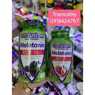 Kẹo ngủ Vitafusion beauty sleep metolanin 5mg/10mg mẫu mới
