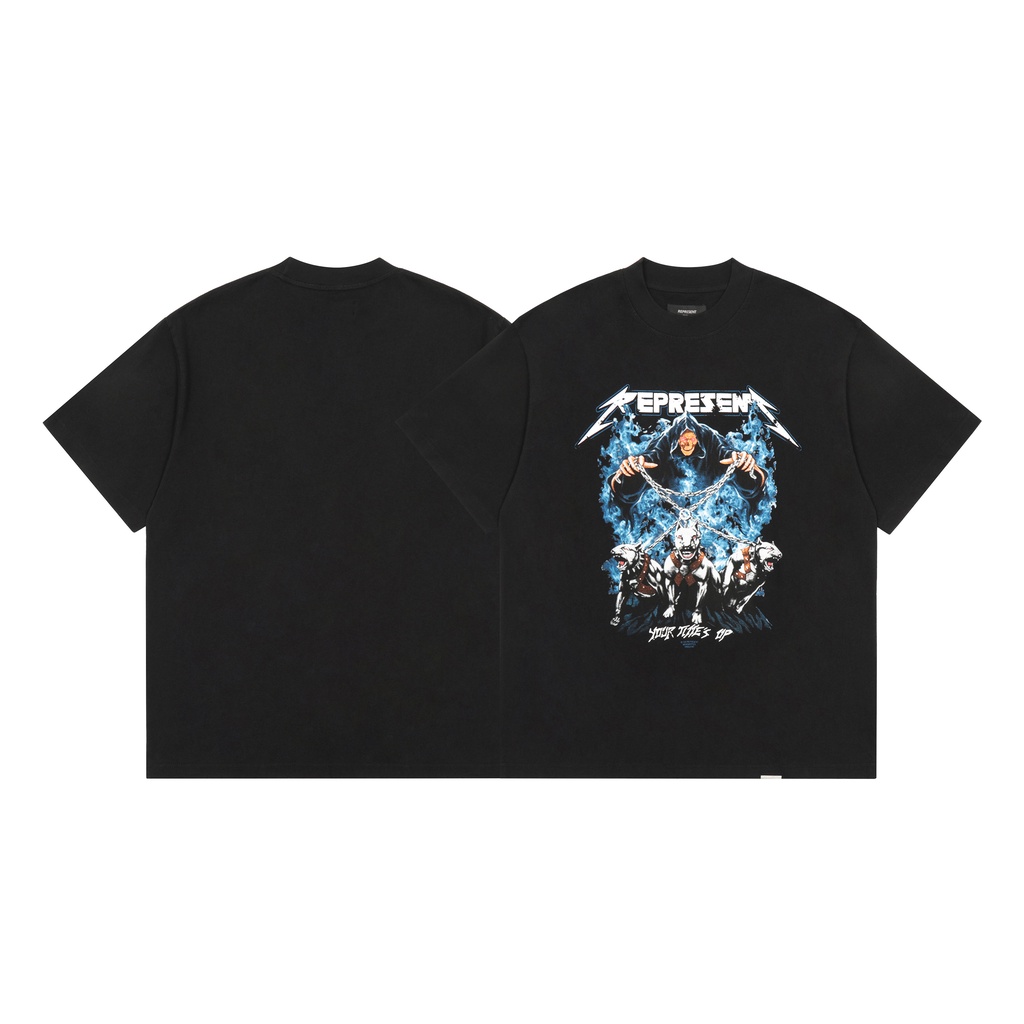 Represent Áo Thun Tay Ngắn Chất Liệu cotton In Họa Tiết Thời Trang Cho Nam Và Nữ