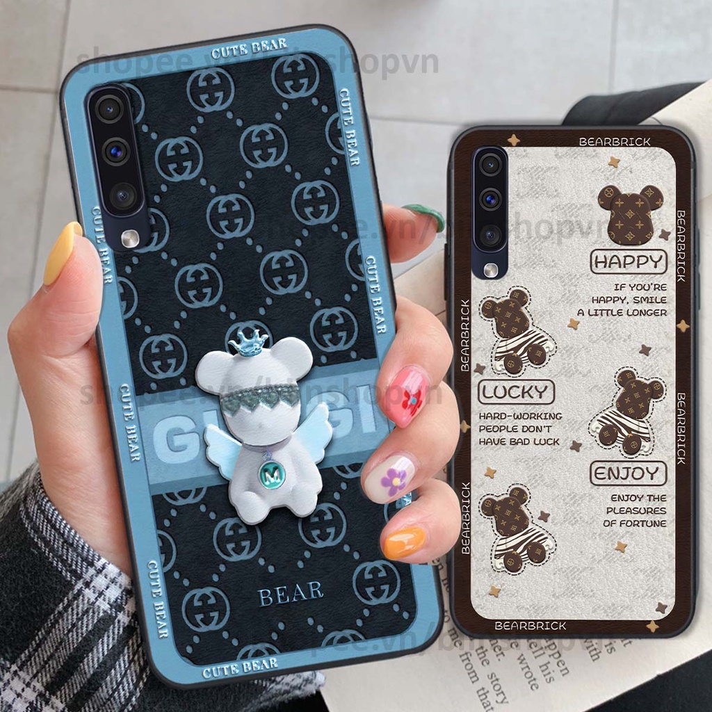 Ốp Samsung A30s / A50 / A50s / A70 hình gấu bear brick đẹp độc lạ, thời trang, cá tính