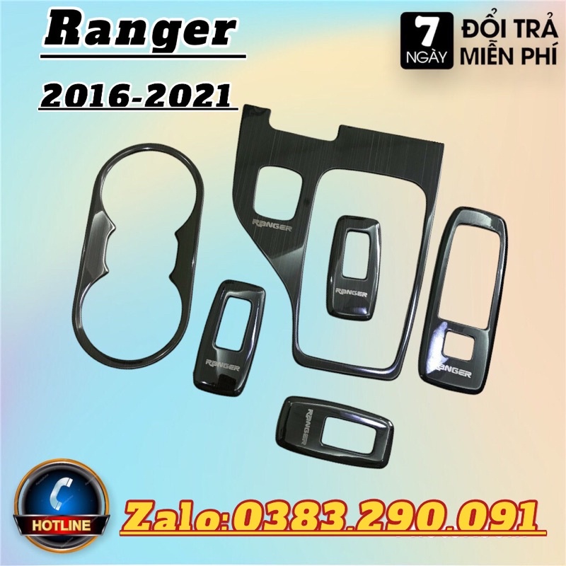 Ốp Nội Thất Ranger 2016 đến 2022 mẫu titan