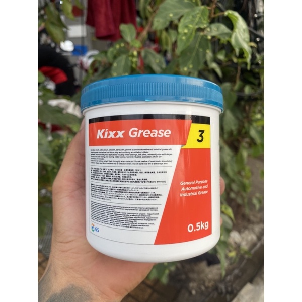 Mỡ bò chịu nhiệt cao cấp KIXX GREASE 3 - 0.5KG