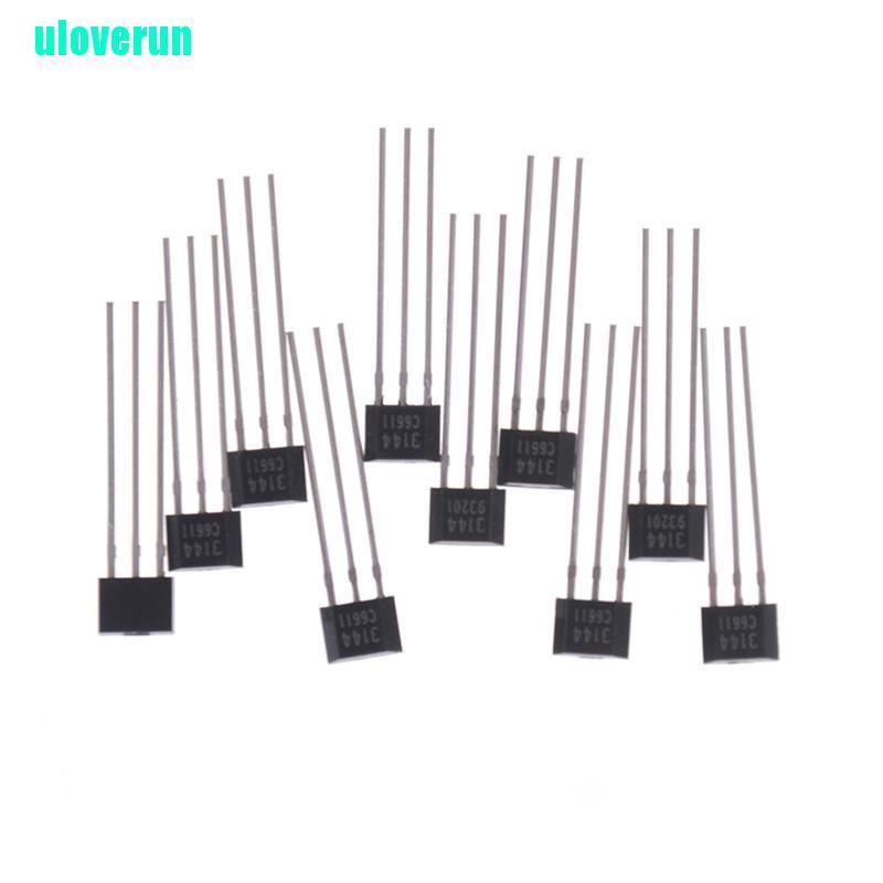 Set 10 Linh Kiện Cảm Biến Từ Tính AH3144E OH3144 3144 Hall Chuyên Dụng
