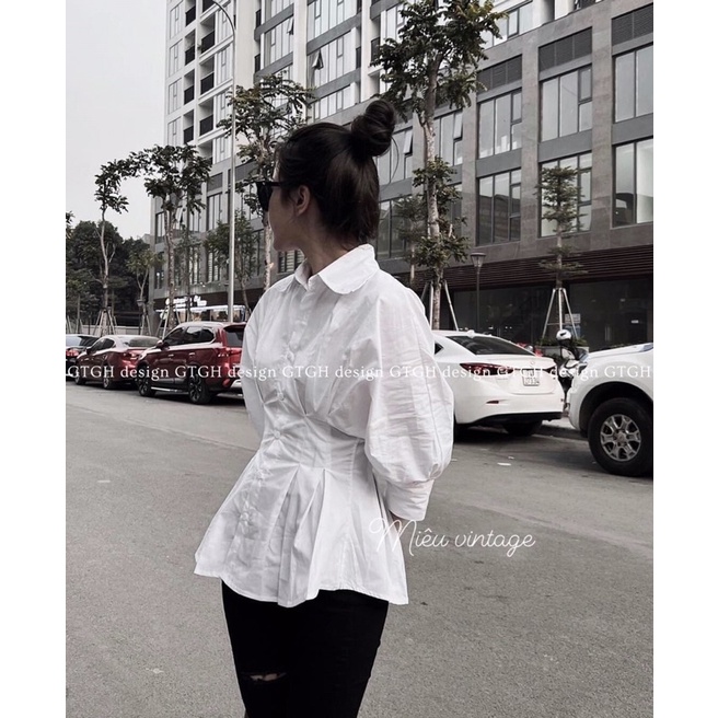ÁO SƠMI EO CHIẾT LI mặc xinh,sang chảnh | BigBuy360 - bigbuy360.vn