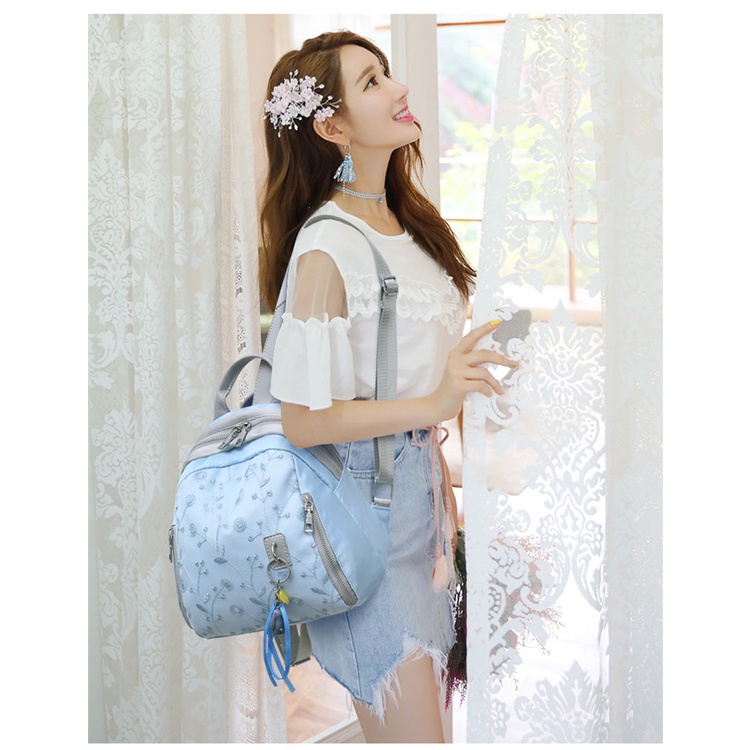 Ba Lô Nhỏ Thêu Họa Tiết Mới Cho Nữ