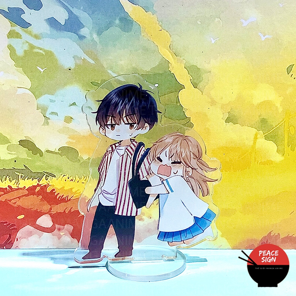 Mô hình Standee Mini Vụng Trộm Không Thể Giấu - Tình Yêu Thầm Kín tượng acrylic anime chibi manhua trang trí