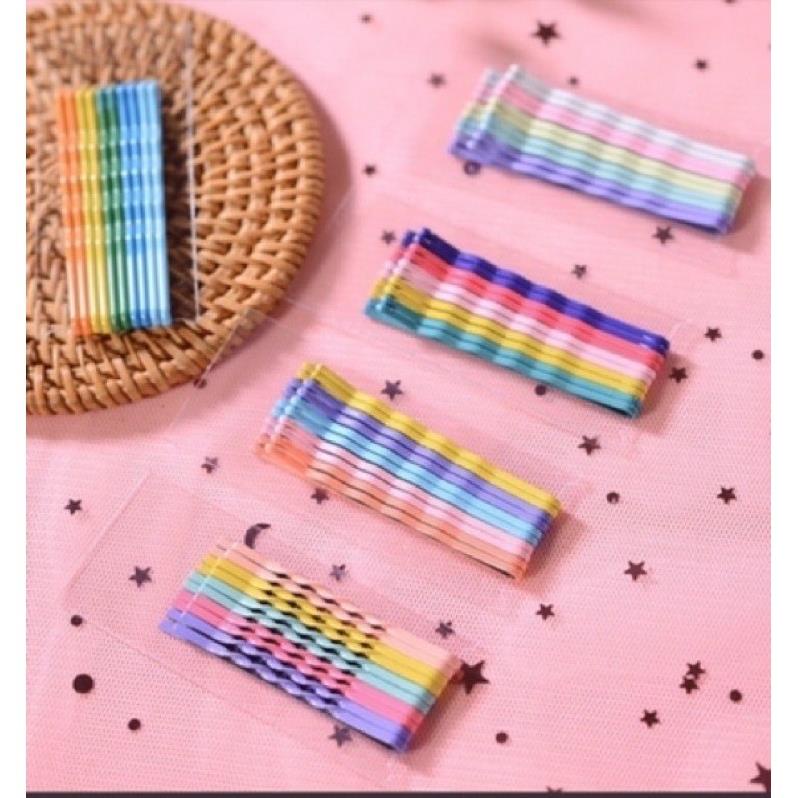 Sét 10 kẹp tăm đa sắc - LADY