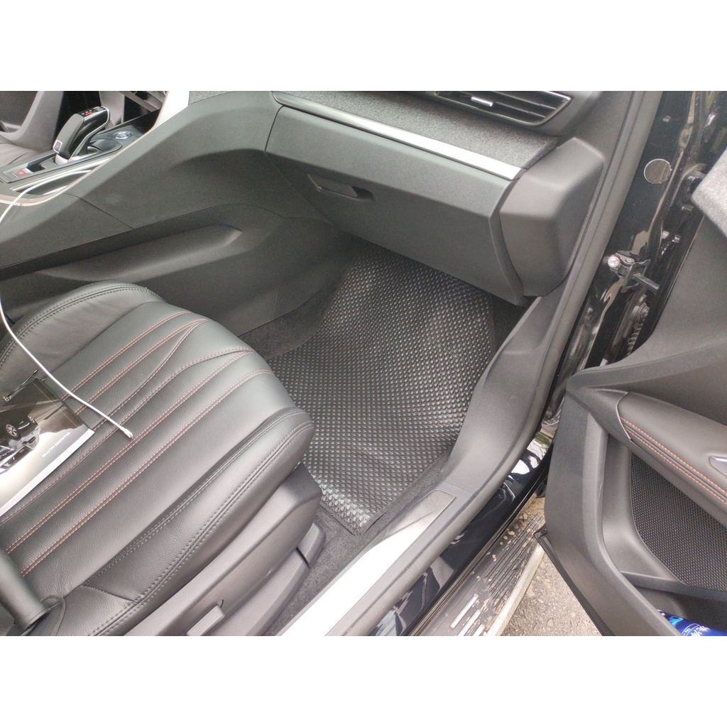 Thảm Lót Sàn Ô Tô KATA Cao Cấp Cho Xe Peugeot 3008  - Không mùi, Không ẩm mốc, Dễ dàng vệ sinh