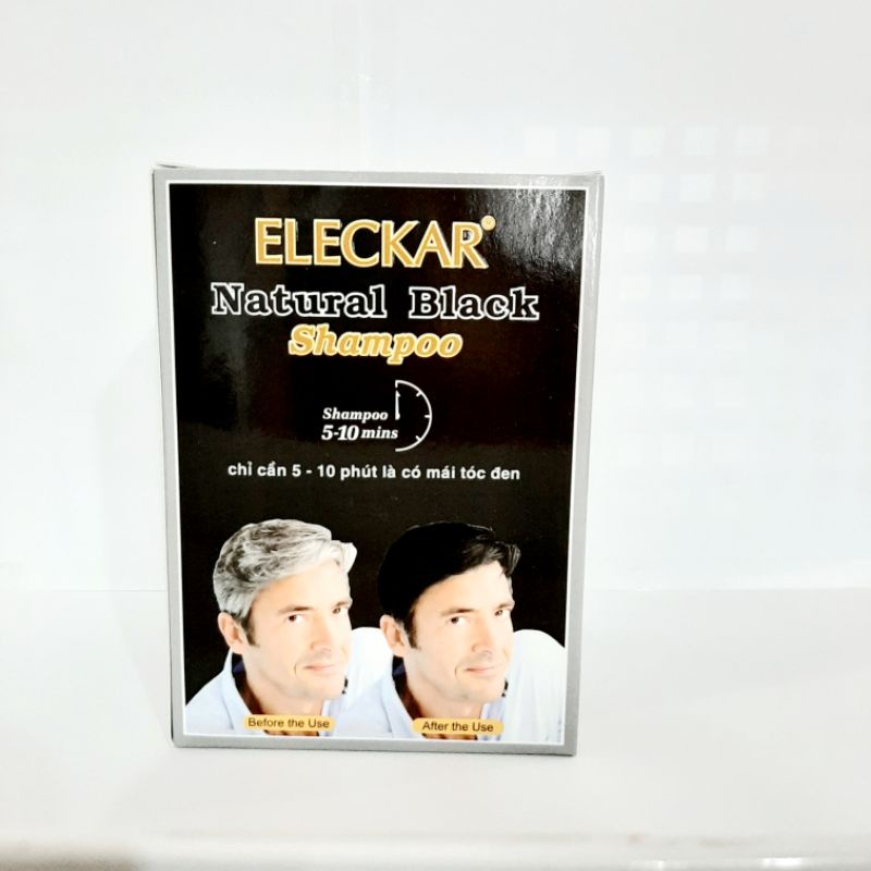 gội là đen .ELECKAR .HỘP 10 GÓI